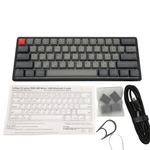 Epomaker SK61 Wireless 60% Gaming Keyboard Aluminum Case PBT Keycaps Gasket Mount Mechanical Keyboard With Yellow Switches