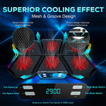 Laptop Cooling Pad with Six Quiet Fans