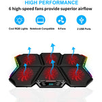 Laptop Cooling Pad with Six Quiet Fans