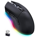 Wireless Gaming Mouse with 7 Programmable Buttons 10000DPI  -hide-