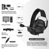 Noise Cancelling Gaming Headphone with Mic for PC