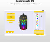 Gaming Mouse 16000DPI PixArt PMW 3389/3335 Sensor -hide-