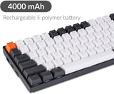 Hot-swappable Bluetooth Mechanical Keyboard for Mac Layout with Double Shot Keycaps