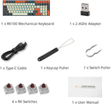 Wireless Mechanical Keyboard Bluetooth 5.1 N-Key Rollover for Mac Windows, Carbon