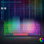 60% Mechanical Keyboard, RGB LED Backlit Wired Gaming Keyboard