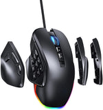 MMO Gaming Mouse 10000 DPI Macro Programmable -hide-
