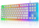 Hot Swappable Tenkeyless Mechanical Keyboard With RGB Backlit