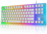 Hot Swappable Tenkeyless Mechanical Keyboard With RGB Backlit