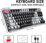 80% TKL Mechanical Bluetooth Keyboard