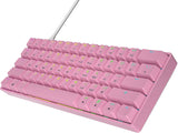 Pink TKL Keyboard for Gaming