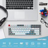 Wireless Mechanical Keyboard Bluetooth 5.1 Hot Swappable Gateron Brown Switch