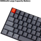 Wireless Mechanical Keyboard with White LED Backlight
