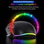 MMO Gaming Mouse 10000 DPI Macro Programmable