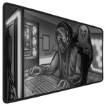 The Mysterious Gamer XL Extended Gaming Mouse Pad -hide-