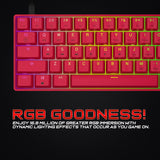 Red TKL Keyboard for Gaming