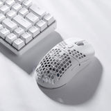 Wireless Ambidextrous Honeycomb Shell Gaming Mouse -hide-