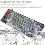 GK61 Keyboard 60 Percent Mechanical With Wireless Gaming Mouse & 2 Bonus Mouse Pads